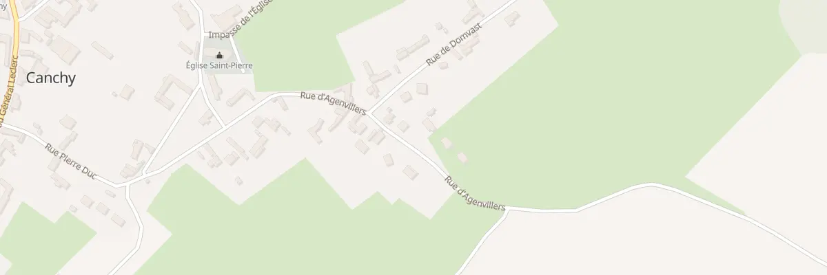 Plan du 9 Rue d’Agenvillers à Canchy