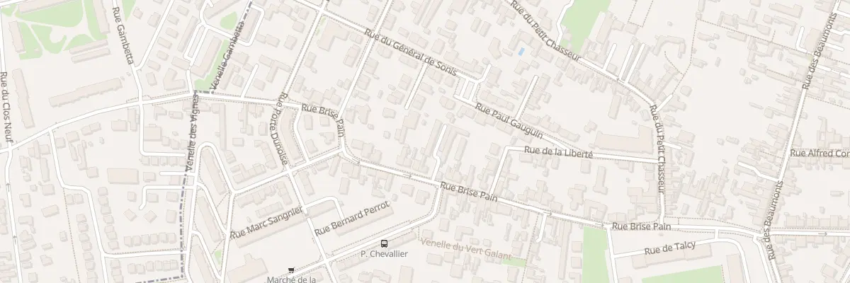 Plan du 64 Rue Brise Pain à Orléans