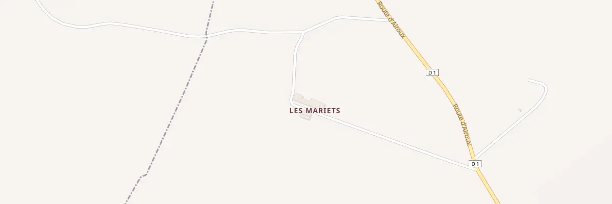 Plan du 87 Les Mariets à Ricaud