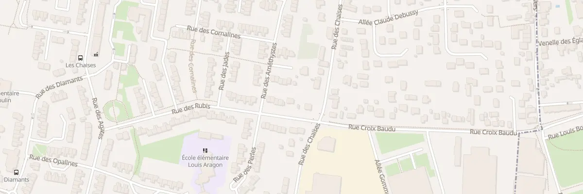 Plan du 2 Rue des Rubis à Saint-Jean-de-la-Ruelle