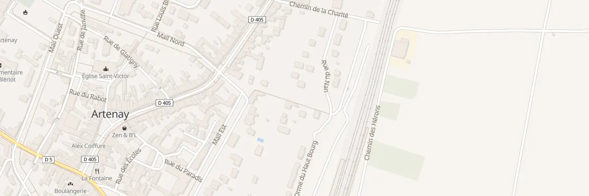 Plan du 1T Rue du Nan à Artenay