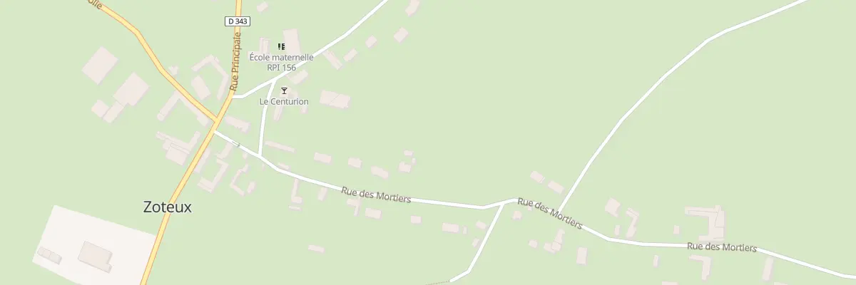 Plan du 7 Rue des Mortiers à Zoteux