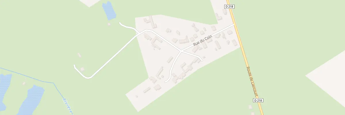 Plan du 14 Rue du Coin à Érondelle
