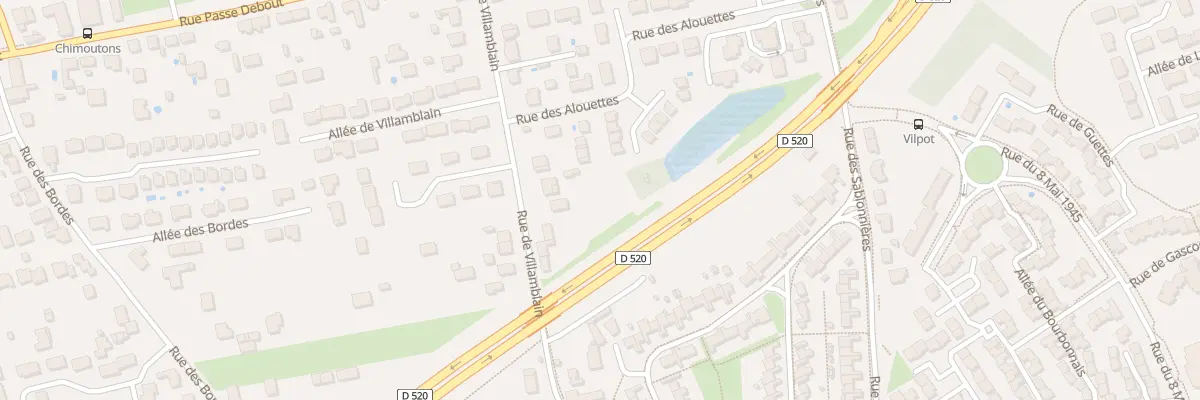 Plan du 612 Rue de Villamblain à Saran
