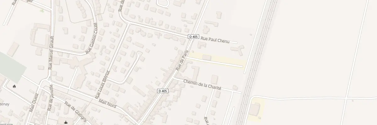 Plan du 38B Rue de Paris à Artenay