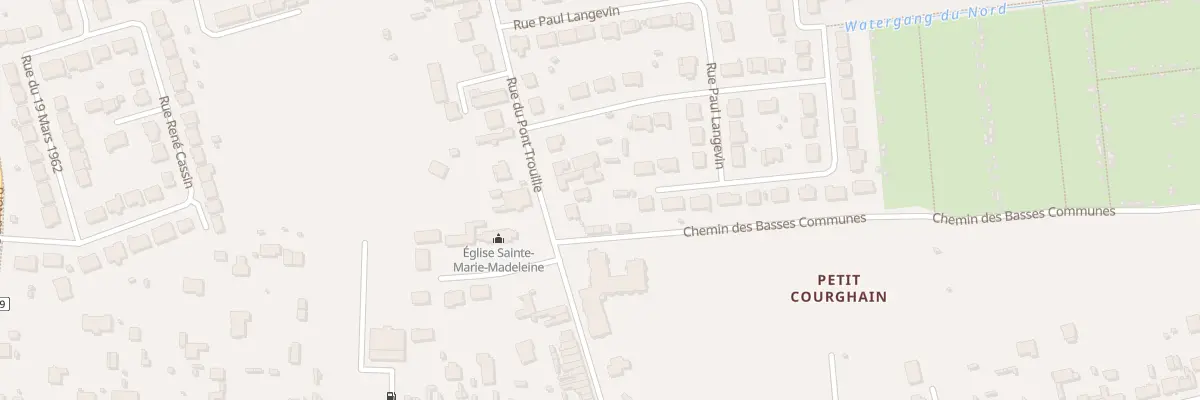 Plan du 2T Rue du Pont Trouille à Calais