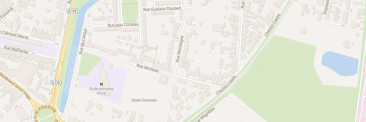 Plan du 269 Rue Montaigne à Calais