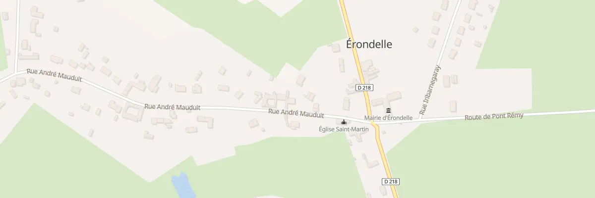 Plan du 8 Rue André Mauduit à Érondelle
