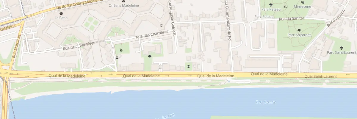 Plan du 32 Quai de la Madeleine à Orléans
