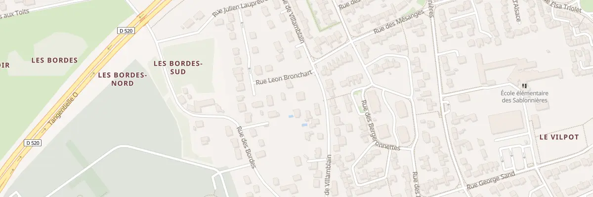 Plan du 231 Rue de Villamblain à Saran