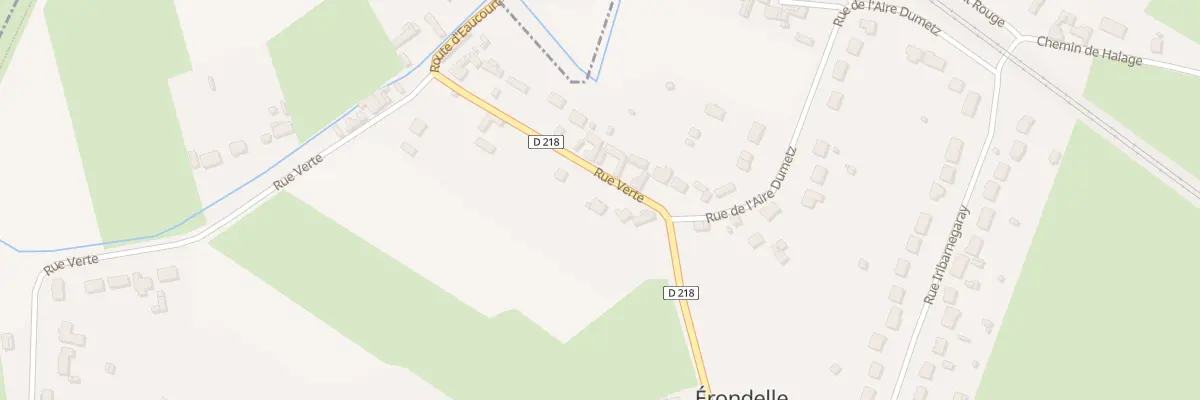 Plan du 9 Rue Verte à Érondelle