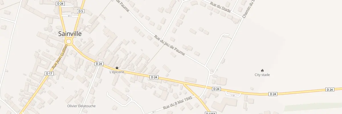 Plan du 32 Rue du Jeu de Paume à Sainville