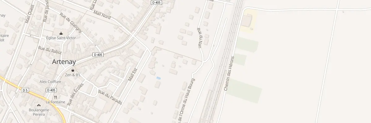 Plan du 26 Rue de l’Orme du Haut Bourg à Artenay