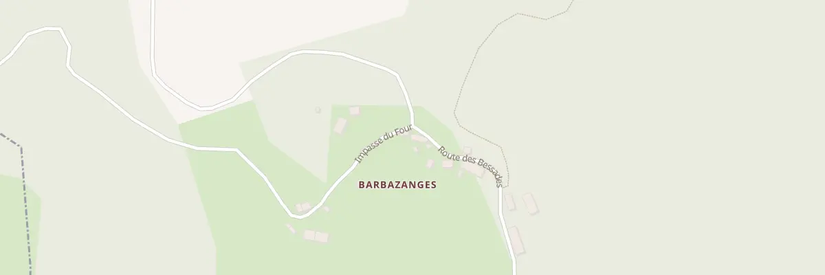 Plan du 5191 Barbazanges à Chaumeil