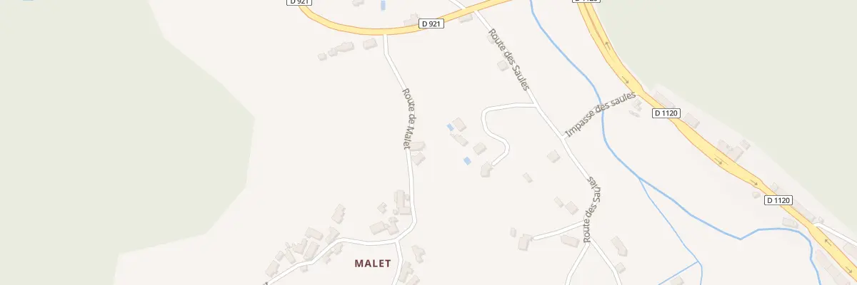 Plan du 5284 Malet à Saint-Chamant