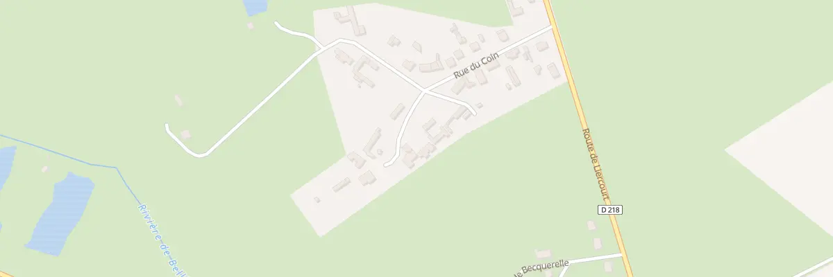 Plan du 11 Rue du Coin à Érondelle