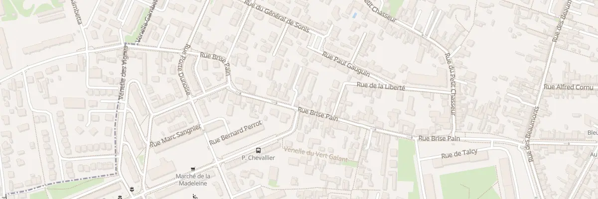 Plan du 58 Rue Brise Pain à Orléans