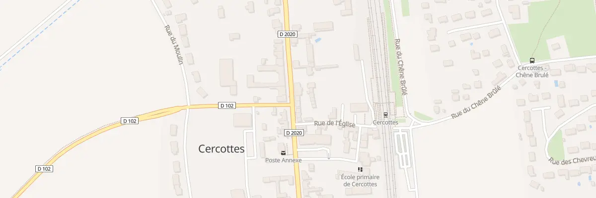 Plan du 31 Rue Nationale à Cercottes