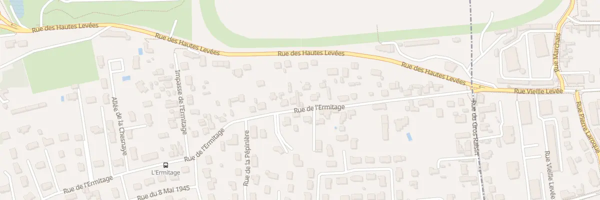 Plan du 34 Rue de l’Ermitage à Saint-Pryvé-Saint-Mesmin