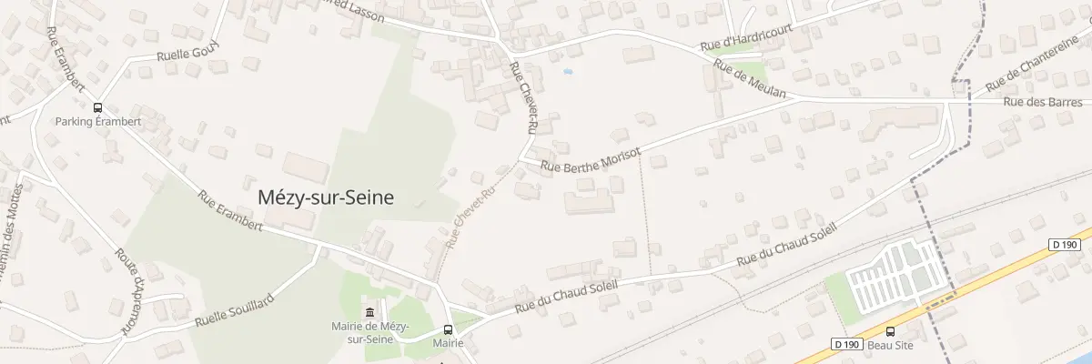 Plan du 23 Rue Berthe Morisot à Mézy-sur-Seine