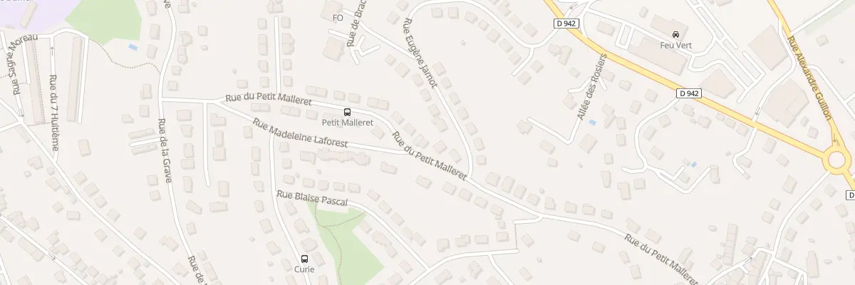 Plan du 24 Rue du Petit Malleret à Guéret