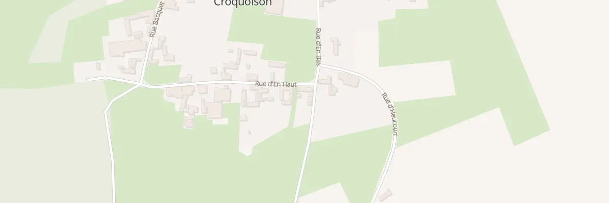 Plan du 172 Rue d’En Bas à Heucourt-Croquoison