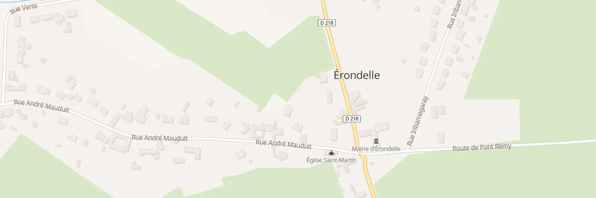 Plan du 4 Rue André Mauduit à Érondelle