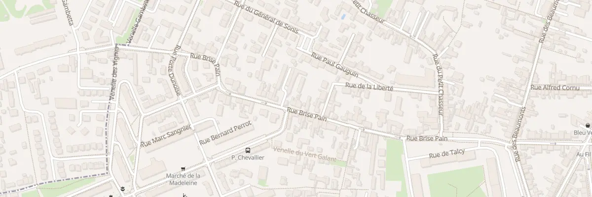 Plan du 56 Rue Brise Pain à Orléans