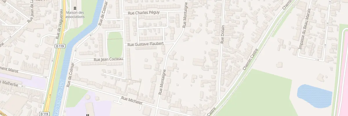 Plan du 173 Rue Montaigne à Calais