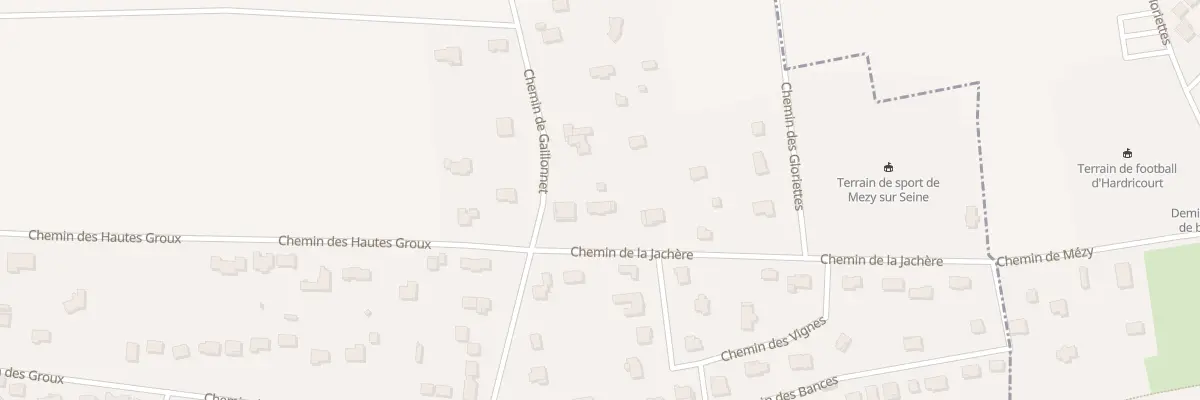 Plan de Che de la Jachere à Mézy-sur-Seine