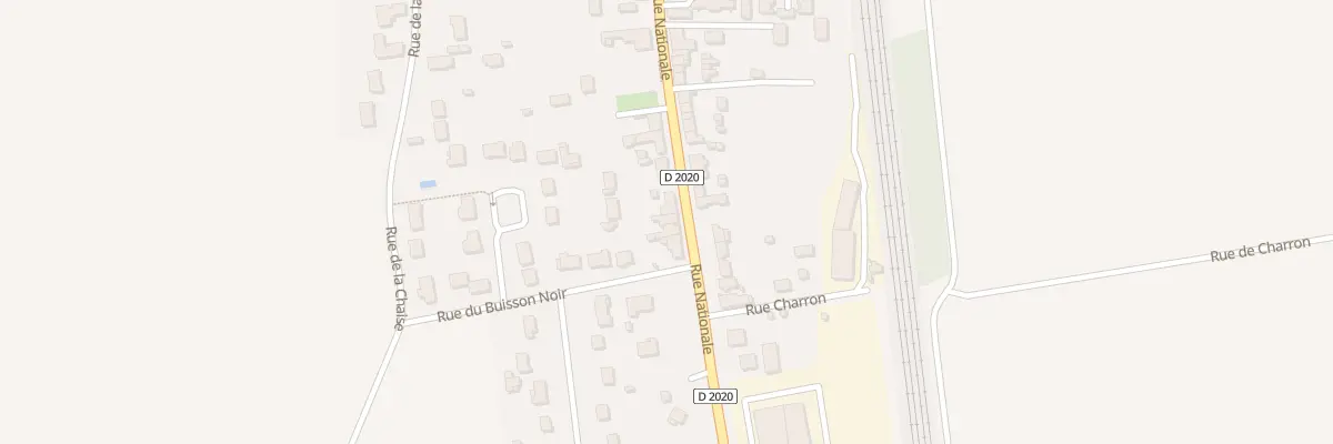 Plan du 80 Rue Nationale à Cercottes