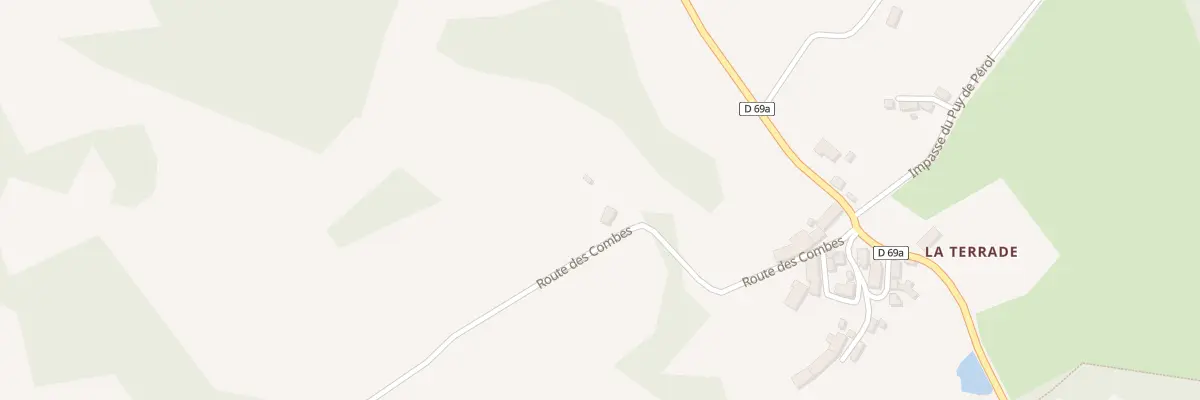 Plan du 5046D La Terrade à Rempnat