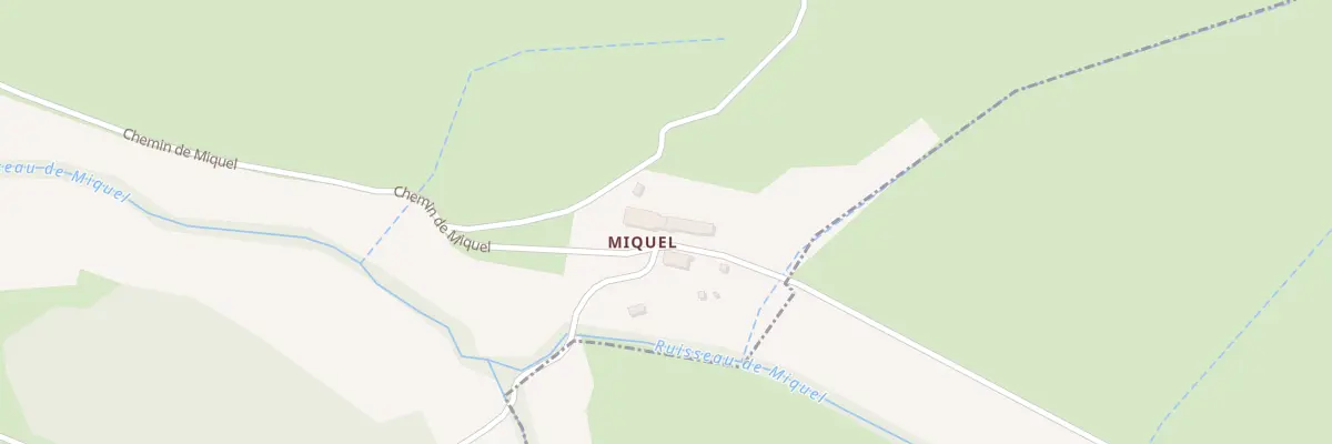 Plan du 41 Miquel à Lafage
