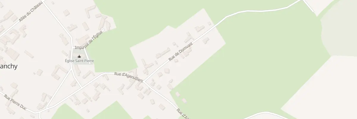Plan du 2B Rue de Domvast à Canchy