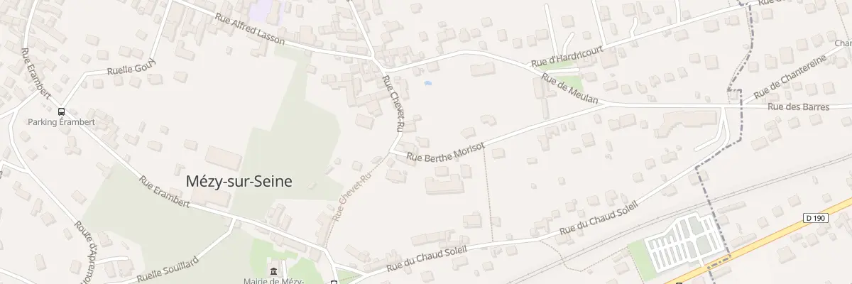 Plan du 12 Rue Berthe Morisot à Mézy-sur-Seine