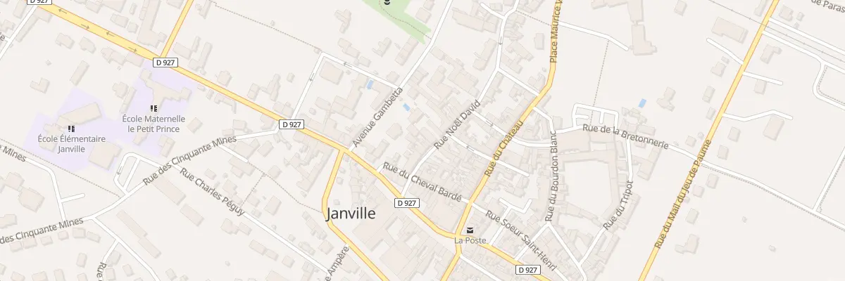 Plan du 7 Rue Noël David à Janville-en-Beauce