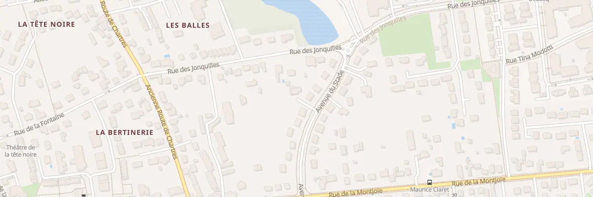 Plan du 859 Av du Stade à Saran