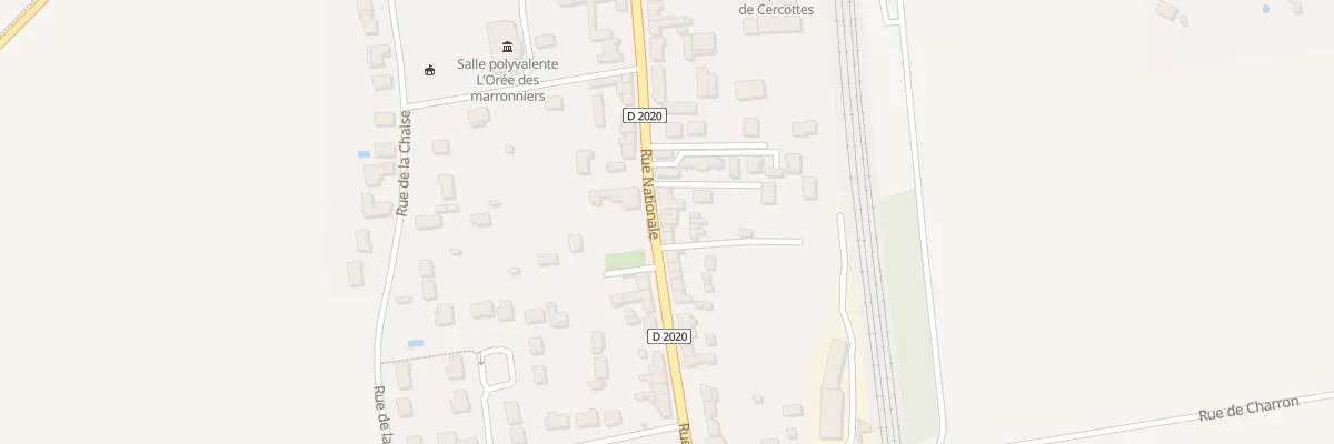 Plan du 71 Rue Nationale à Cercottes