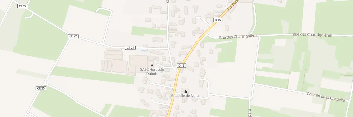Plan du 1251 Rue des Plaisses à Olivet