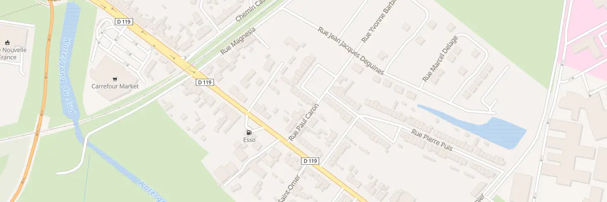 Plan du 5 Rue Raymond Coussin à Calais
