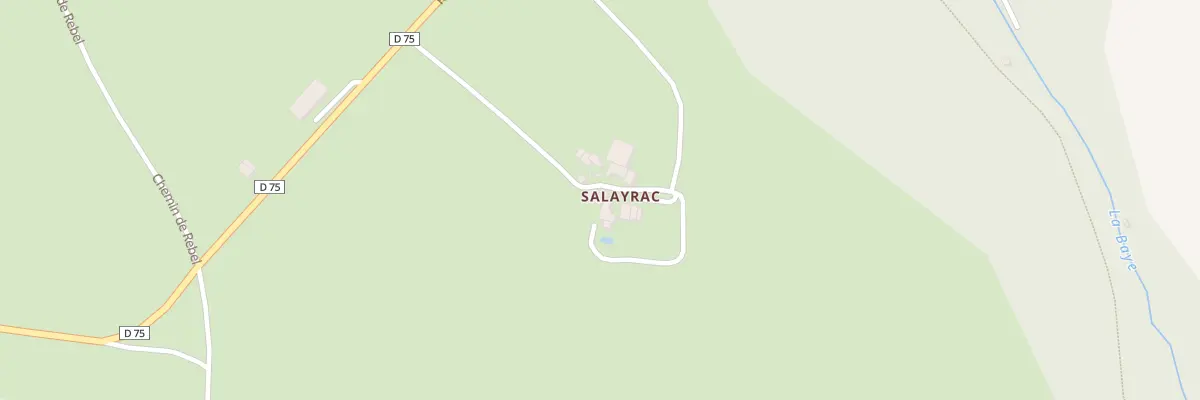 Plan du 5060 Salayrac à Ginals