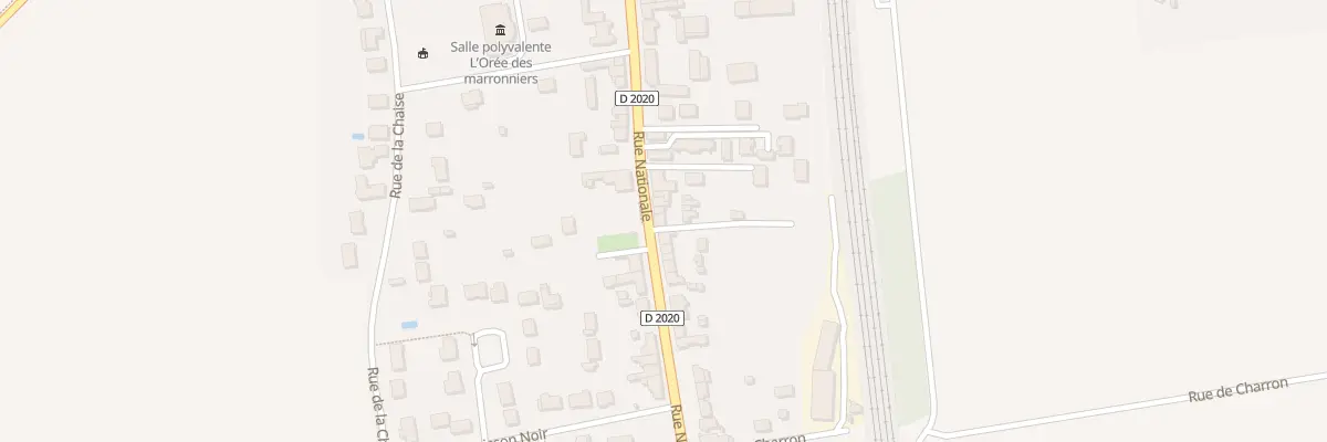 Plan du 75 Rue Nationale à Cercottes