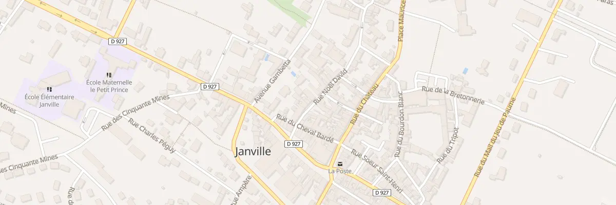 Plan du 5 Rue Noël David à Janville-en-Beauce