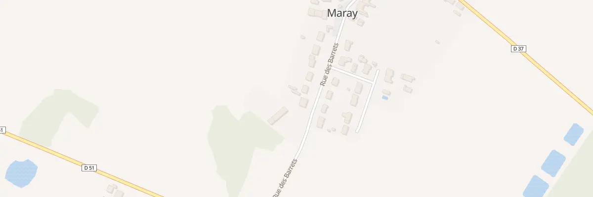 Plan du 3 Rue des Barrets à Maray