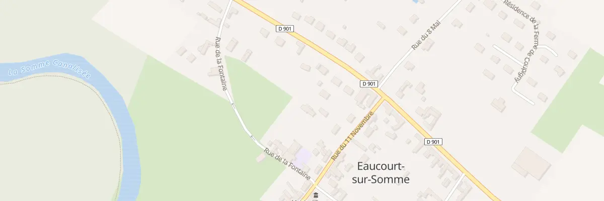 Plan du 80 Rue du Onze Novembre à Eaucourt-sur-Somme