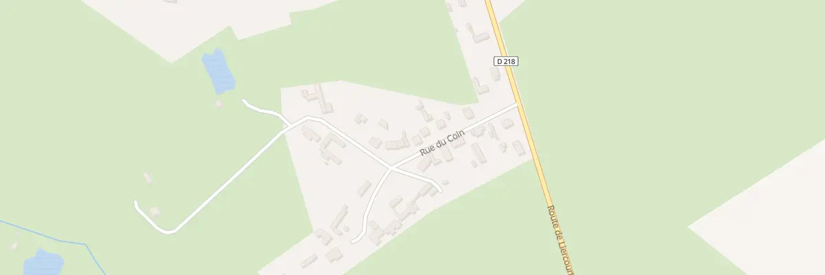 Plan du 10 Rue du Coin à Érondelle