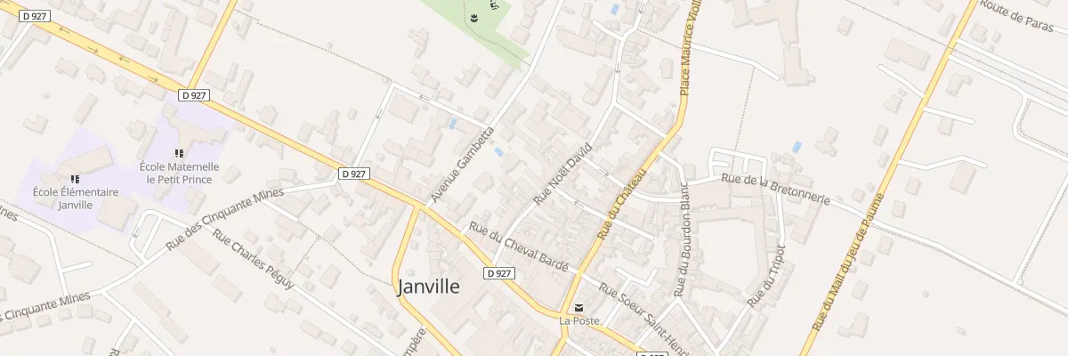 Plan du 13 Rue Noël David à Janville-en-Beauce