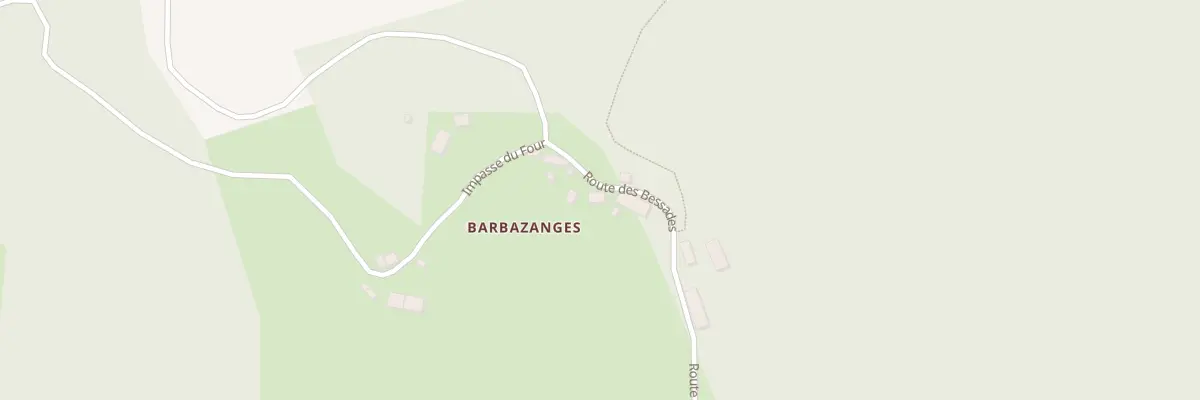 Plan du 5192 Barbazanges à Chaumeil