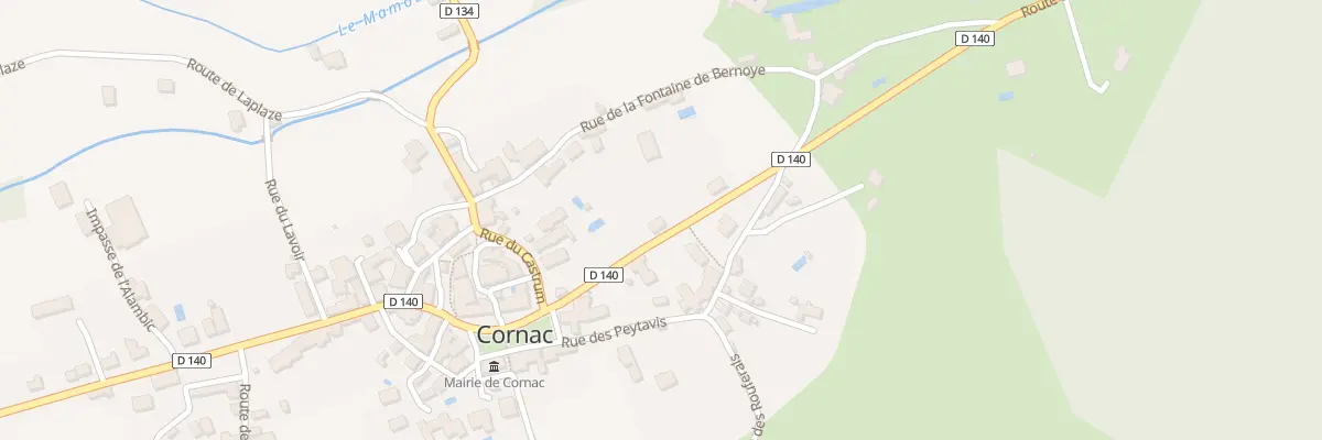 Plan du 101 Rte du Mamoul à Cornac