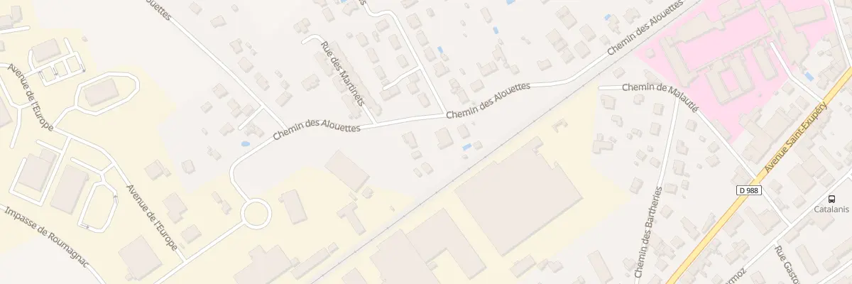 Plan du 7T Che des Alouettes à Gaillac